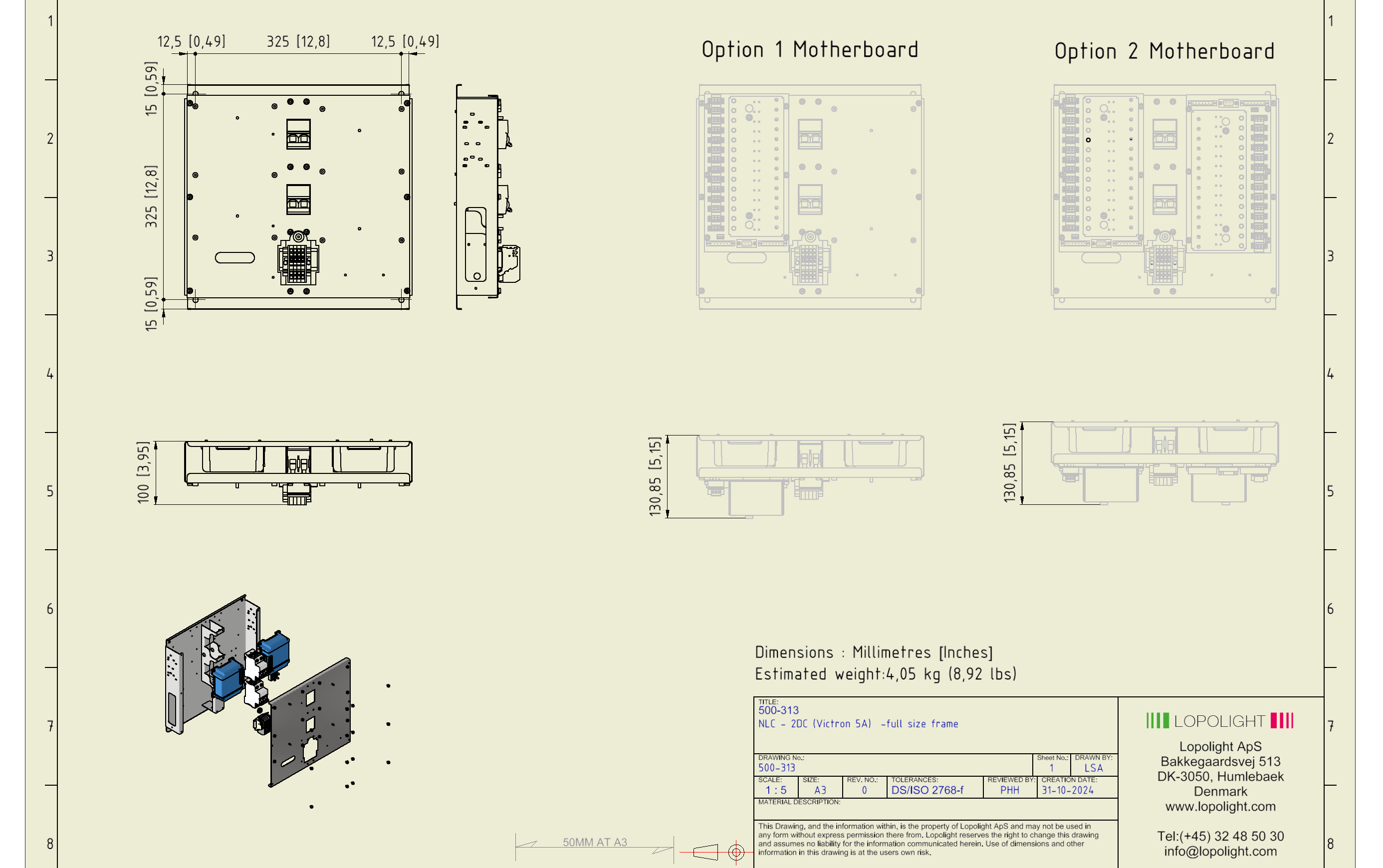 NLC - 2DC (Victron 5A) - full size frame NLC - 2DC (Victron 5A) - full size frame